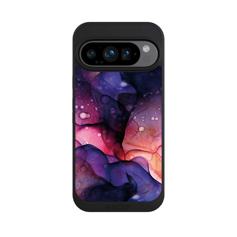 Pixel 9 Pro NIVOpure Flüssige Kunst Lila-Pink