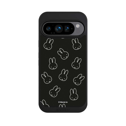 Google Pixel 9 Pro NIVOpure Miffy Muster Schwarz