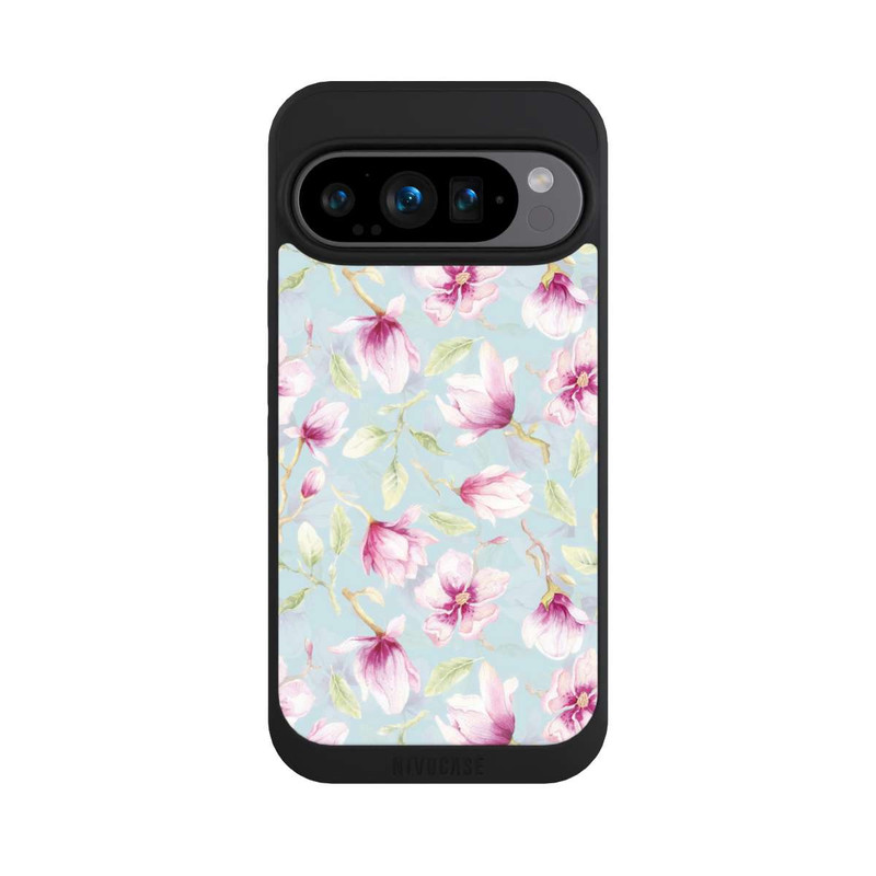 Pixel 9 Pro NIVOpure Magnolien auf Blau