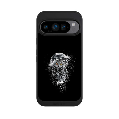 Google Pixel 9 Pro NIVOpure Eule in Schwarz/Weiß