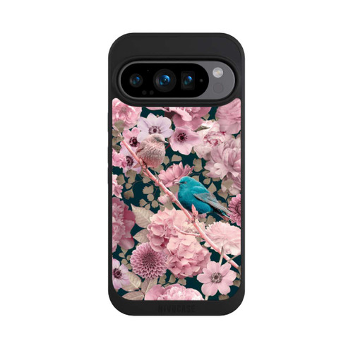 Google Pixel 9 Pro NIVOpure Sparrows in Pink Flower Pattern
