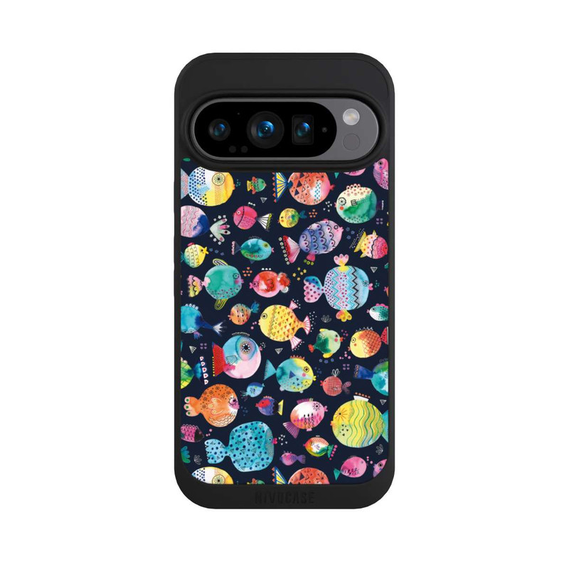 Pixel 9 Pro NIVOpure Plage Puffer poissons Enfant Marine