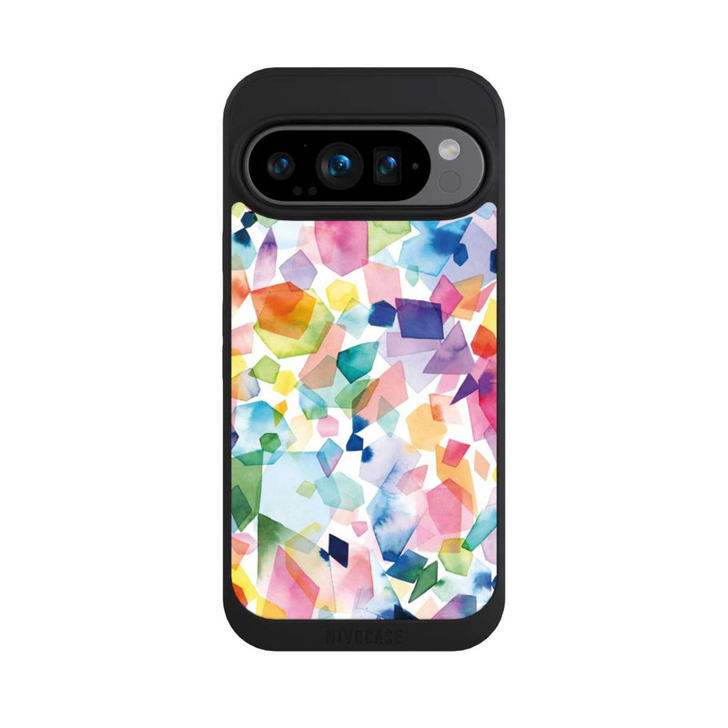 Pixel 9 Pro NIVOpure Bunte Aquarelledelsteine ​​und Diamanten