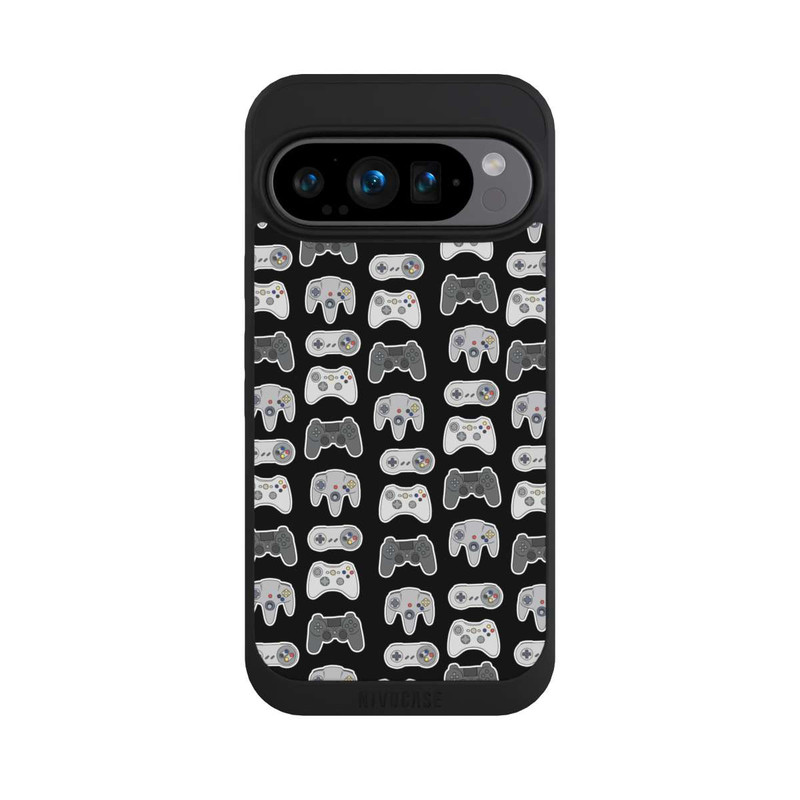 Pixel 9 Pro NIVOpure Controller Pattern Black Background