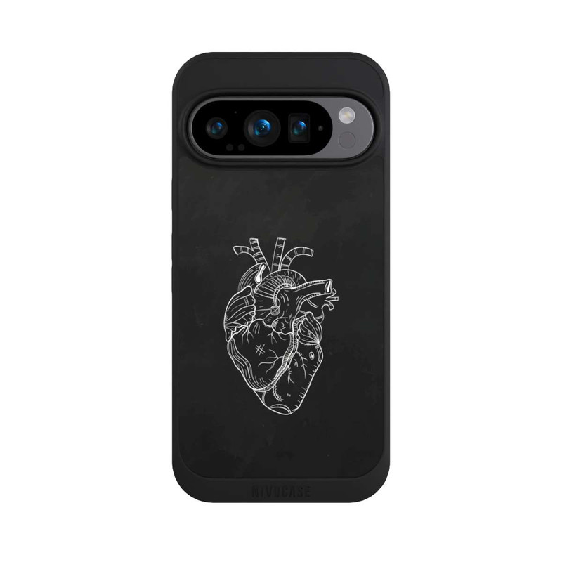 Pixel 9 Pro NIVOpure Heart Drawing Black