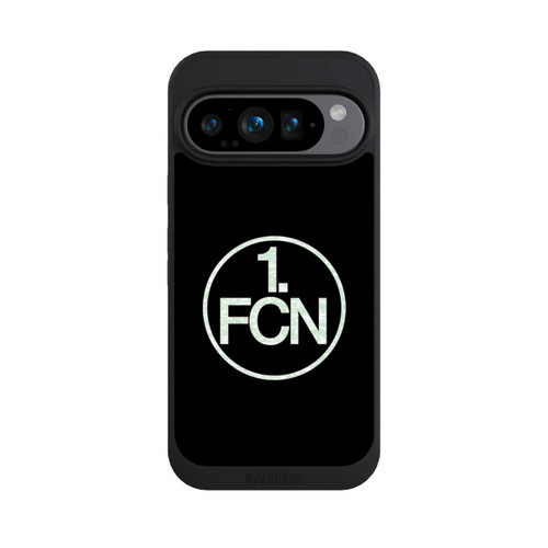 Google Pixel 9 Pro NIVOpure FCN Logo in Weiß Hintergrund Schwarz