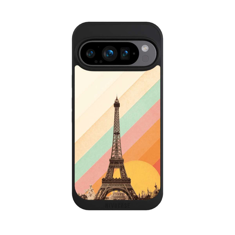 Pixel 9 Pro NIVOpure Eiffelturm Regenbogen