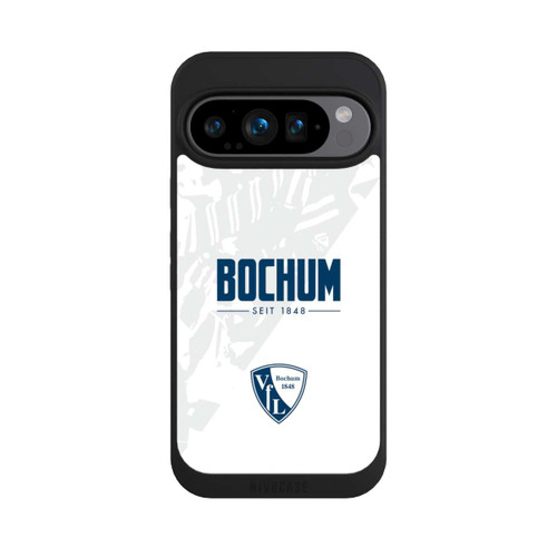 Google Pixel 9 Pro NIVOpure VfL Bochum Graues Muster