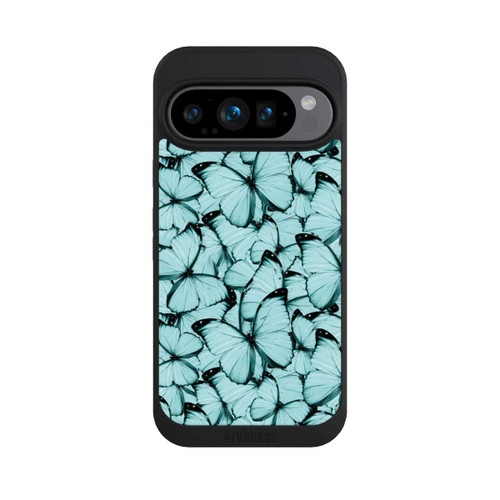 Google Pixel 9 Pro NIVOpure Teal Schmetterlinge