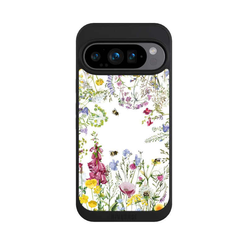 Pixel 9 Pro NIVOpure Cadre de fleurs sauvages des prés d'été