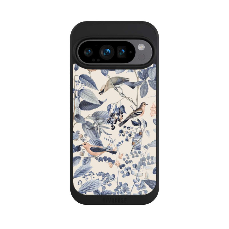 Pixel 9 Pro NIVOpure Vögel und Beeren in Beige