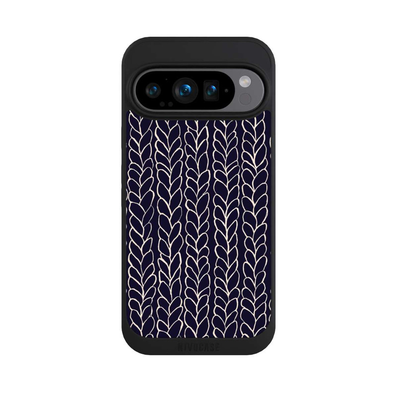 Pixel 9 Pro NIVOpure gezeichnete Wollzöpfe Marine