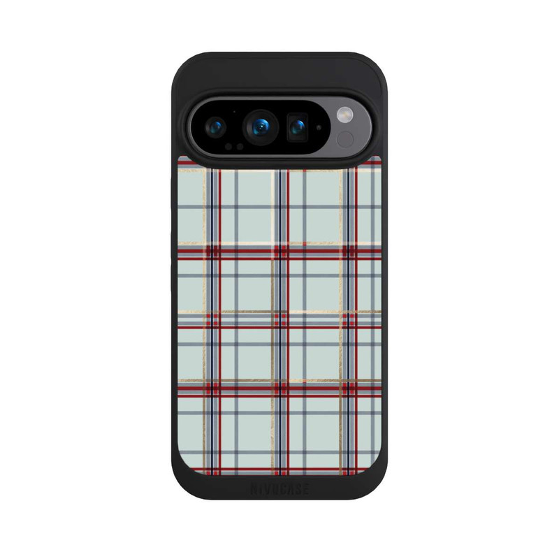 Pixel 9 Pro NIVOpure Tartan Blau