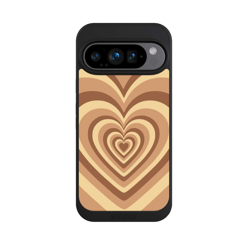 Pixel 9 Pro NIVOpure Beating Comic Heart Brown
