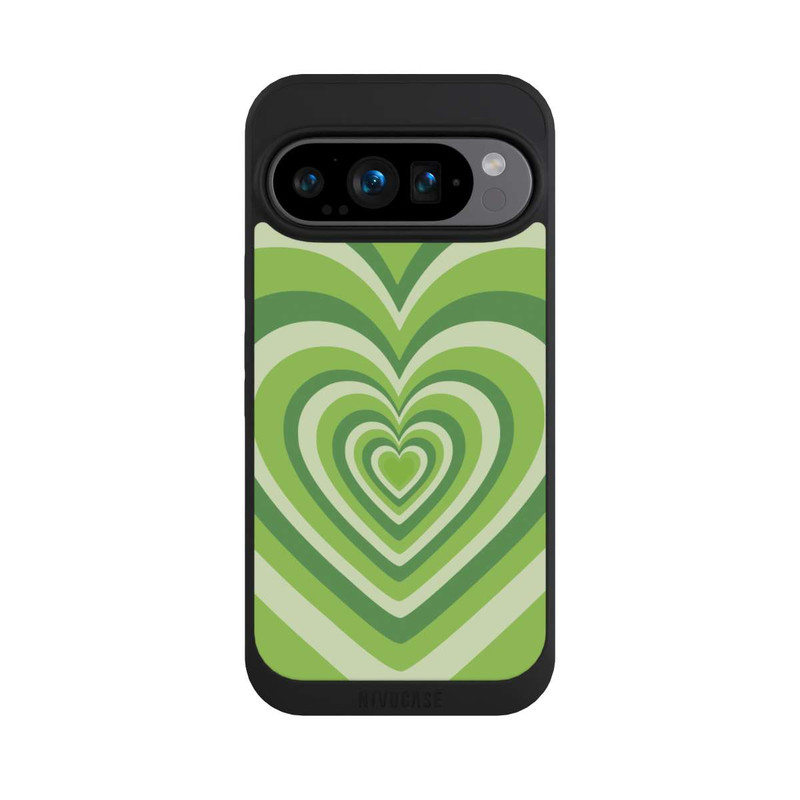 Pixel 9 Pro NIVOpure Beating Comic Heart Green