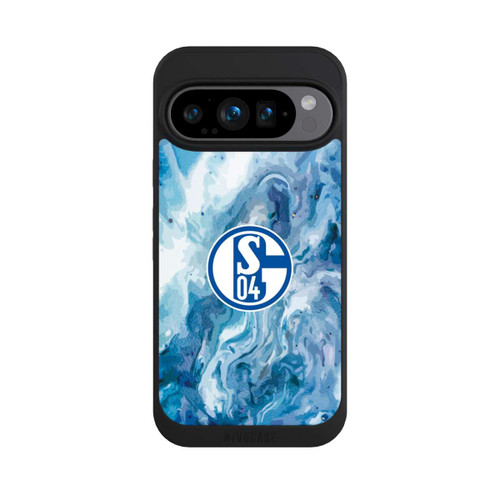 Google Pixel 9 Pro NIVOpure Schalke 04 Flüssig Blau