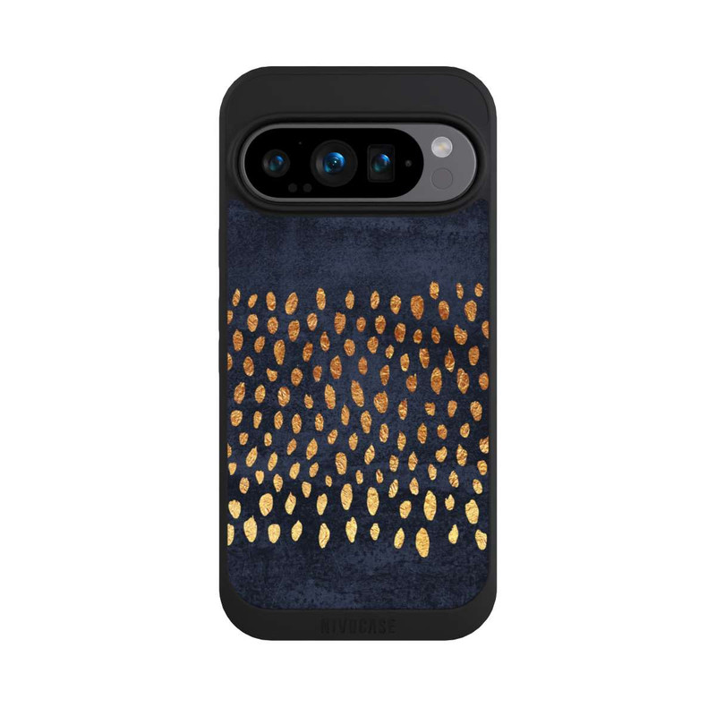 Pixel 9 Pro NIVOpure Muster Gold und Marine
