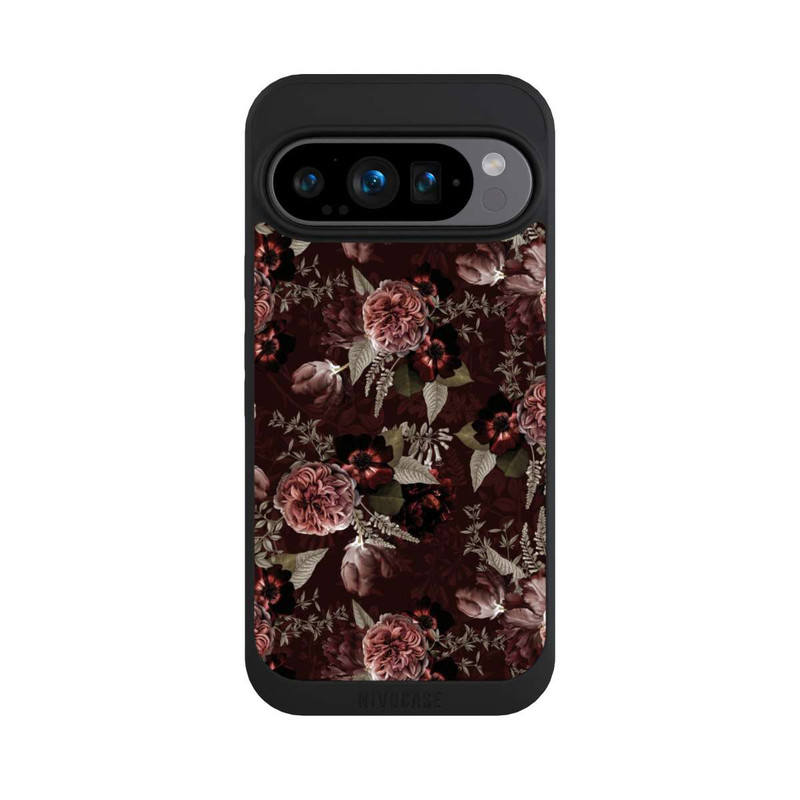 Pixel 9 Pro NIVOpure Winterrosen und Tulpen