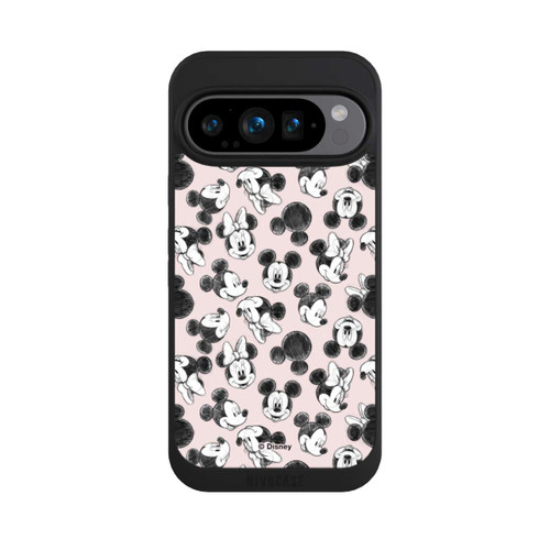 Google Pixel 9 Pro NIVOpure Minnie &amp; Mickey Viele Gesichter Pink