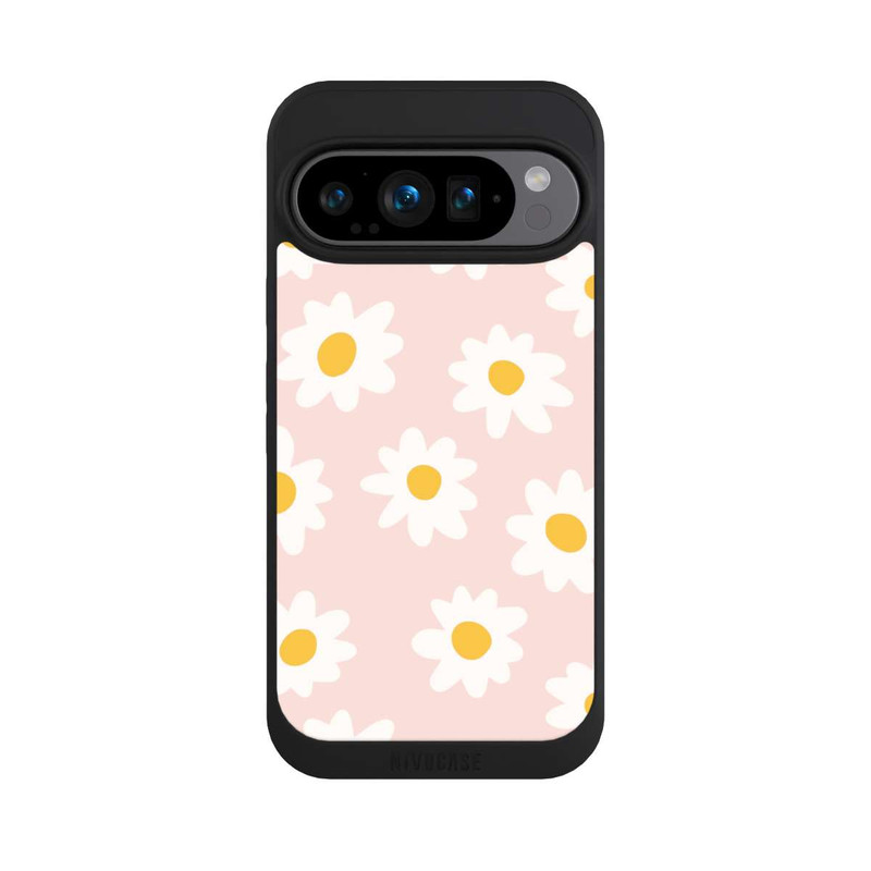 Pixel 9 Pro NIVOpure Blumen Retro Apricot