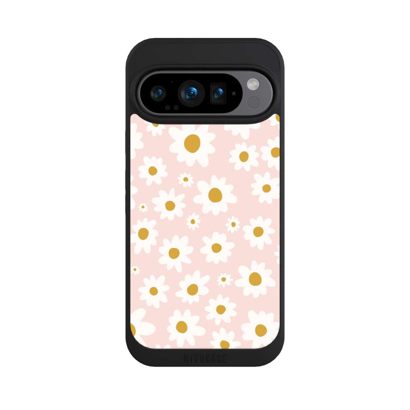 Pixel 9 Pro NIVOpure Retro Gänseblümchen und Rosenmuster