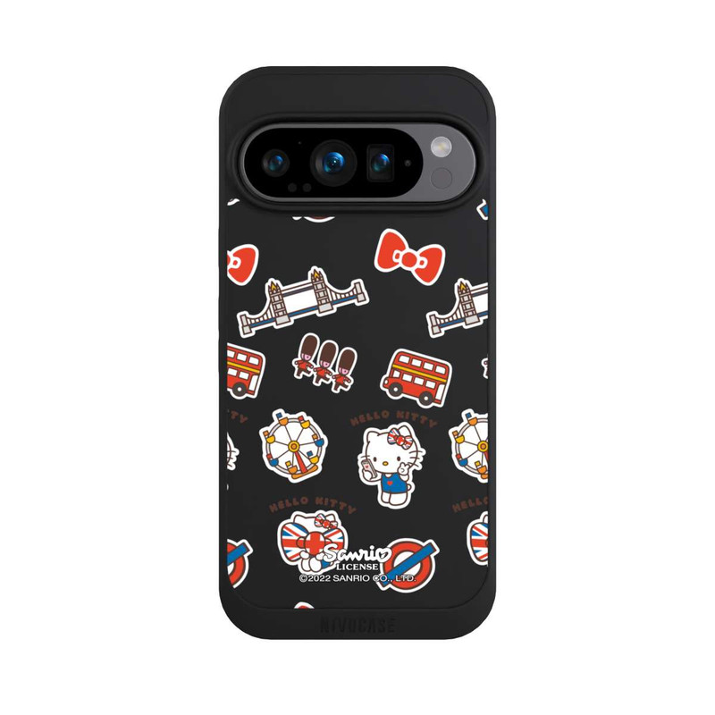 Pixel 9 Pro NIVOpure Hello Kitty Londoner Abzeichen Transparent