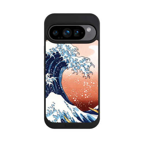 Google Pixel 9 Pro NIVOpure La Grande Vague de Kanagawa Rouge