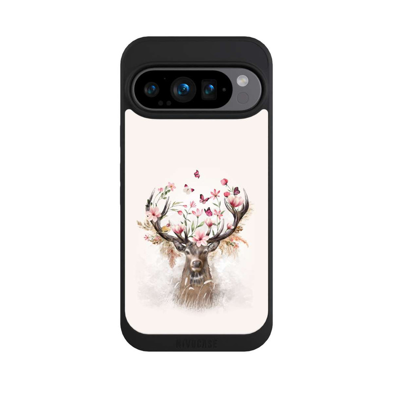 Pixel 9 Pro NIVOpure Hirsch Blumen Geweih