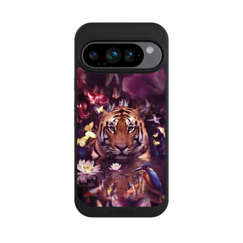 Google Pixel 9 Pro NIVOpure Tiger Blumenrahmen