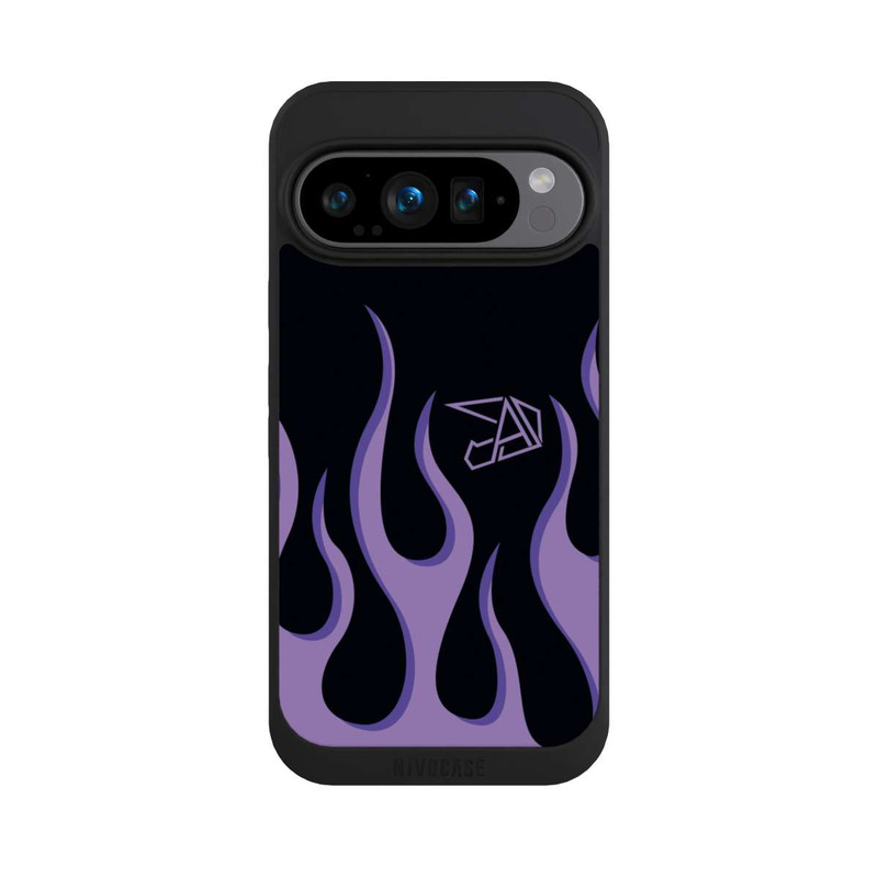 Pixel 9 Pro NIVOpure Violette Flammen