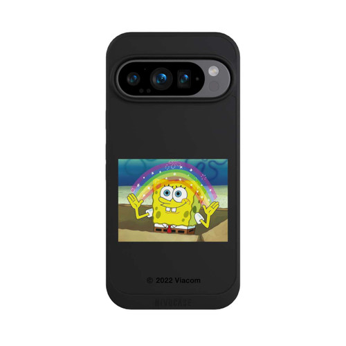 Google Pixel 9 Pro NIVOpure Spongebob - Regenbogen Meme transparent