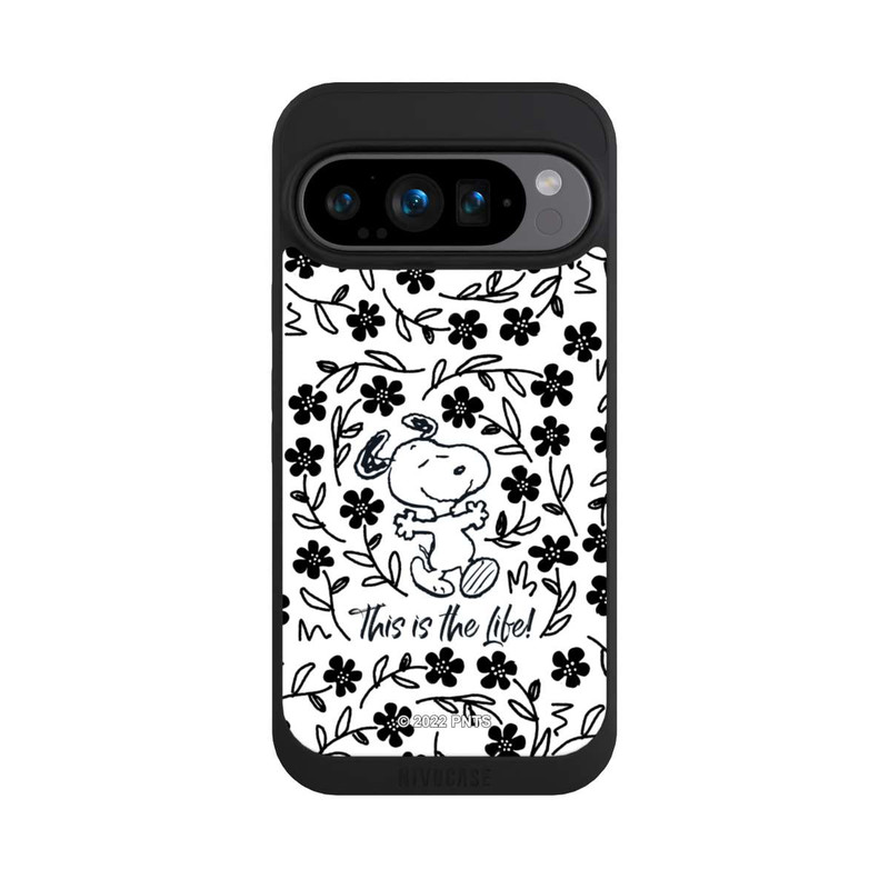 Pixel 9 Pro NIVOpure Snoopy This Is The Life Noir & Blanc