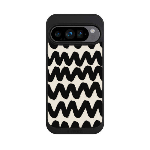 Google Pixel 9 Pro NIVOpure Schwarzes Wellenmuster