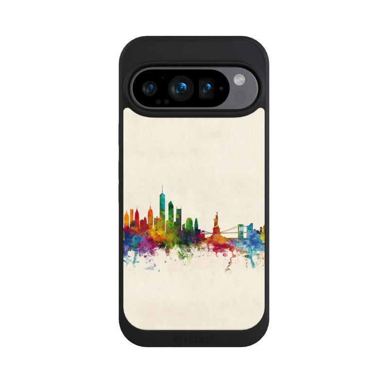 Pixel 9 Pro NIVOpure New York Skyline V2 Vintage Hintergrund
