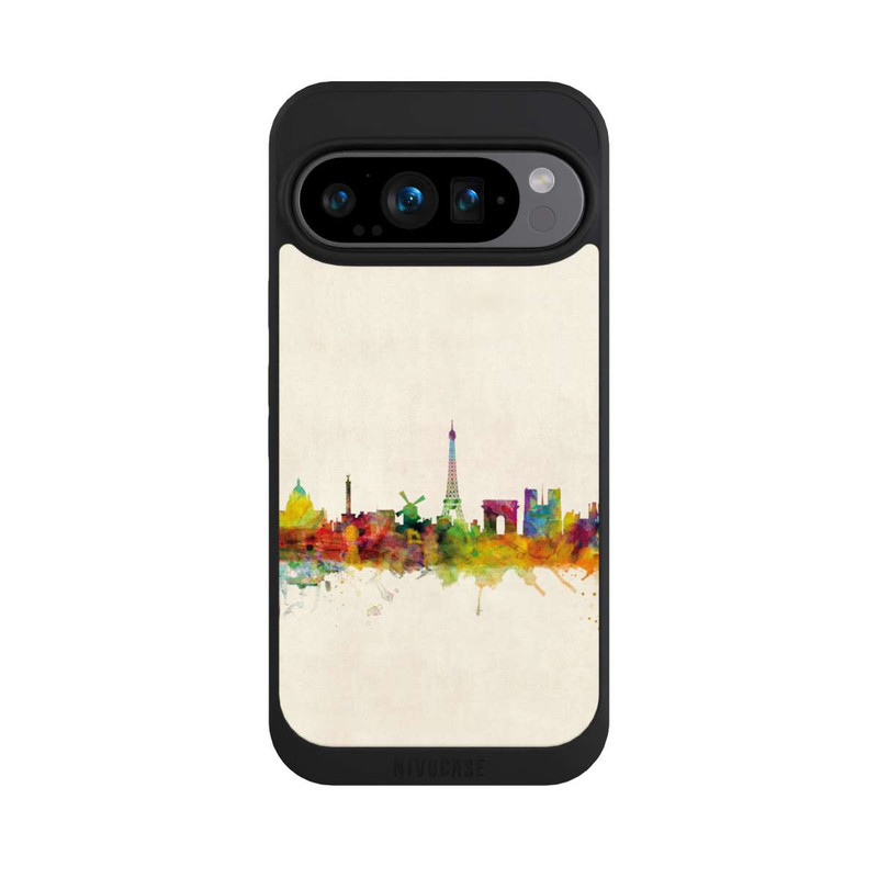 Pixel 9 Pro NIVOpure Paris Skyline Vintage Hintergrund