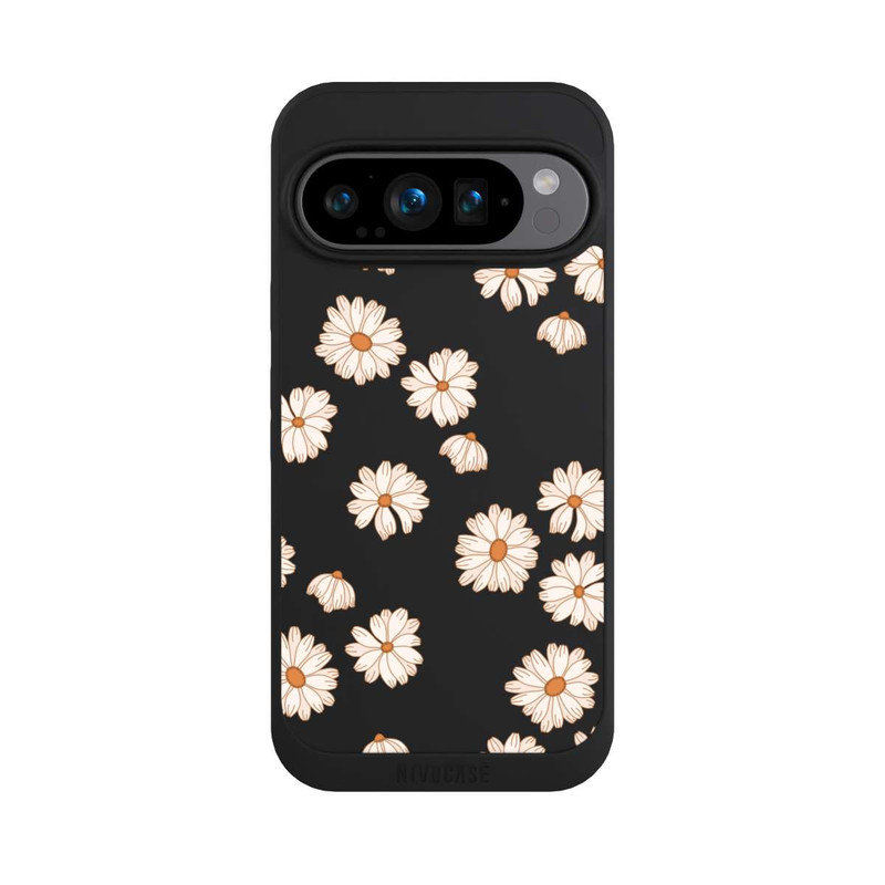 Pixel 9 Pro NIVOpure Flowerpower Tapete Weiss