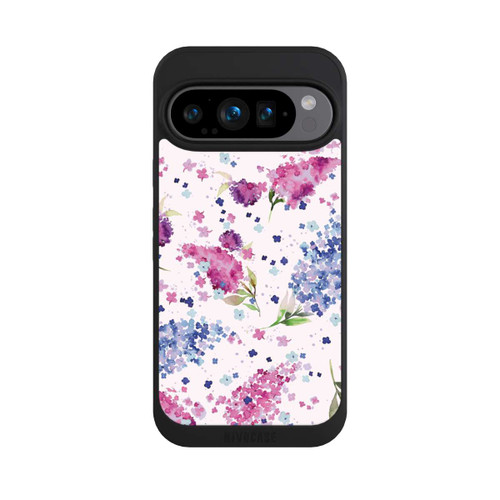 Google Pixel 9 Pro NIVOpure Hortensien Lila und Rosa Blumen