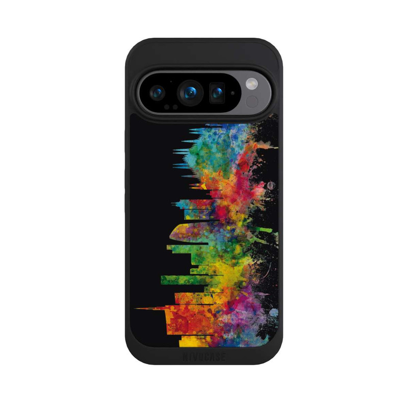 Pixel 9 Pro NIVOpure Mailand Italien Skyline Schwarz