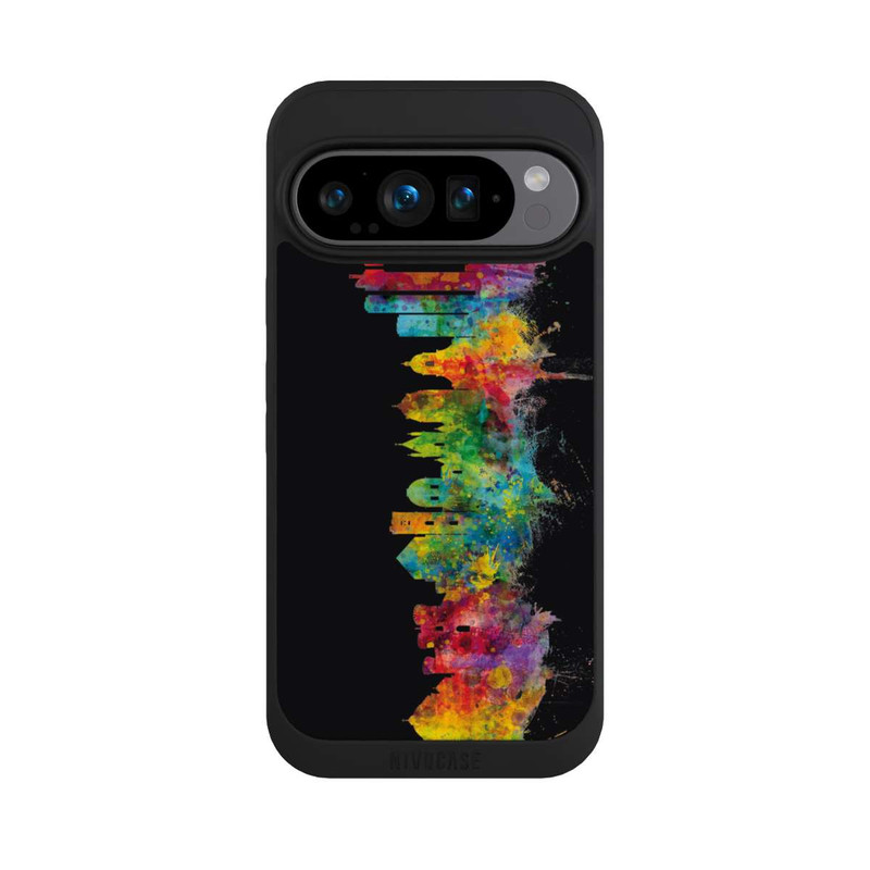 Pixel 9 Pro NIVOpure Neapel Italien Skyline Schwarz