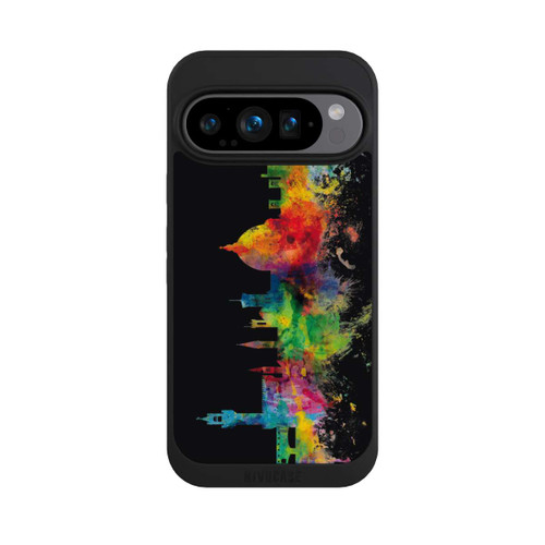 Google Pixel 9 Pro NIVOpure Skyline von Florenz Italien Schwarz