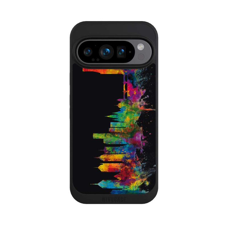 Pixel 9 Pro NIVOpure Melbourne Australien Skyline Schwarz