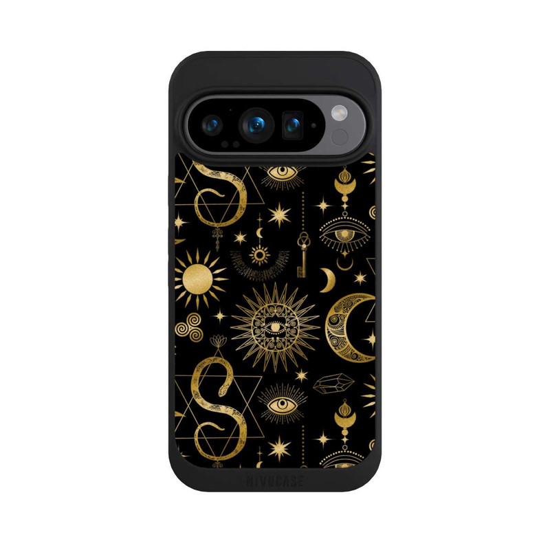 Pixel 9 Pro NIVOpure Himmlische Sonne und Mond Steampunk