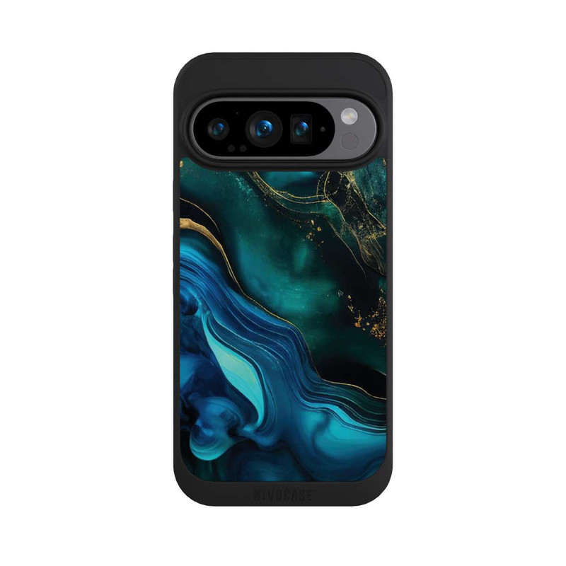 Pixel 9 Pro NIVOpure Encre bleue et dorée