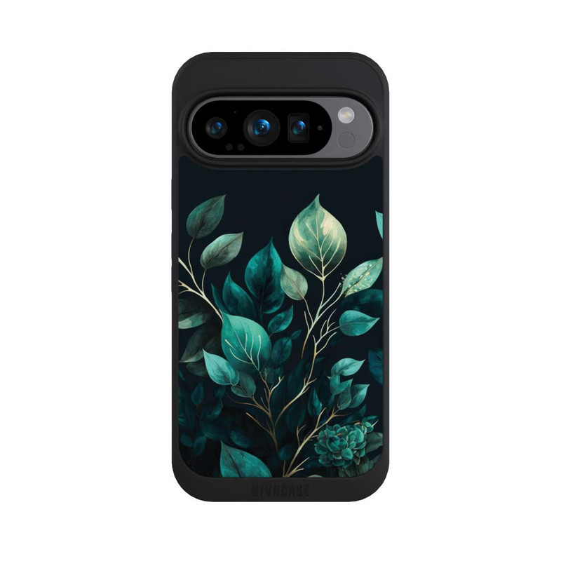 Pixel 9 Pro NIVOpure Eukalyptus dunkler Hintergrund