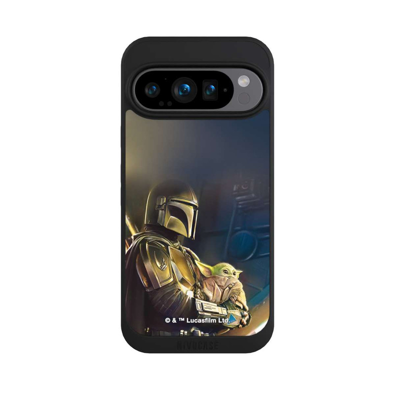 Pixel 9 Pro NIVOpure Mandalorianer und Grogu im Schiff