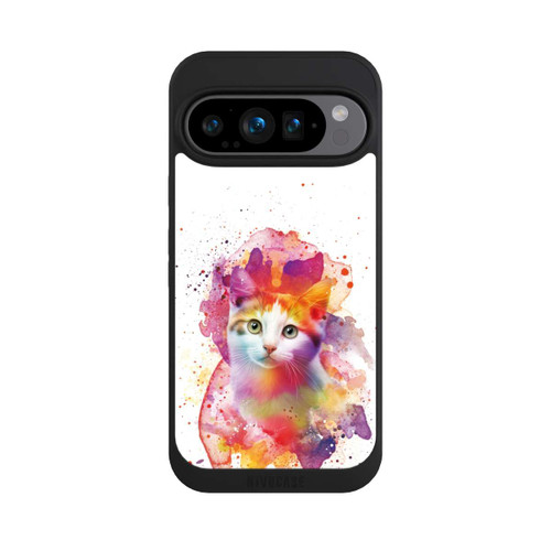 Google Pixel 9 Pro NIVOpure Happy Kitty Weiß