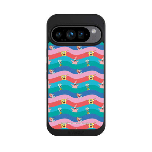 Google Pixel 9 Pro NIVOpure Spongebob Freunde Bunte Wellen