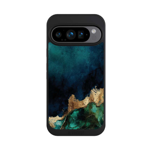 Google Pixel 9 Pro NIVOpure Petrolblau mit Gold