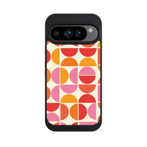Google Pixel 9 Pro NIVOpure Retro Trend Muster Orange