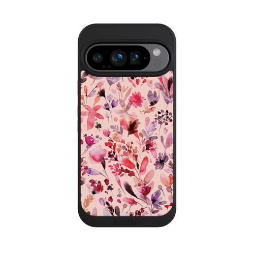 Google Pixel 9 Pro NIVOpure Künstlerische Blumen Viva Magenta